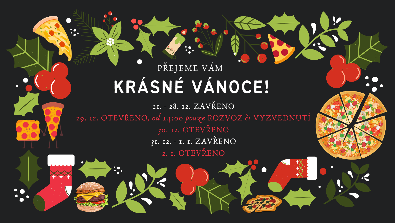 Vánoční otevírací doba